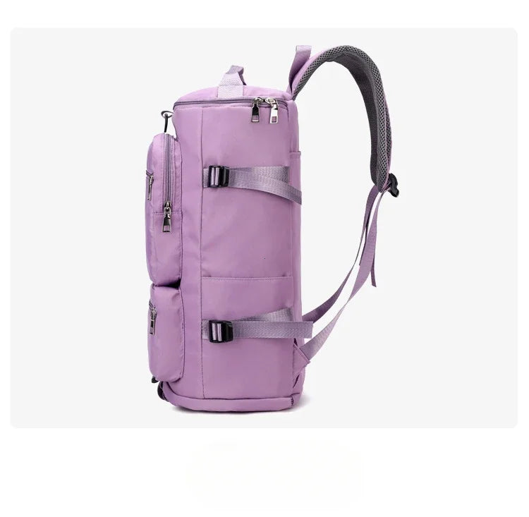 Zaino da Viaggio Grande unisex – Impermeabile, Casual ed Elegante, con Cinghia per Trolley, Ideale per Sport e Yoga